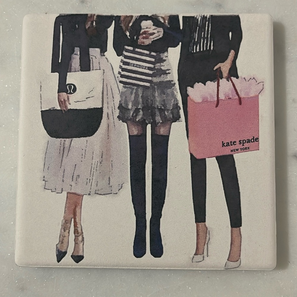 Set of 4 Assorted Coasters - Designer Inspired Art by Amanda Greenwood 🎁 - Picture 4 of 7